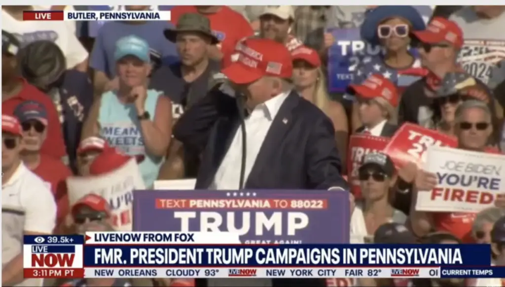 Er Doctor Confirms Brain-Matter On Bleachers | President Trump Shot In Head By Antifa Shooter At Pennsylvania Rally Screenshot 2024 07 13 at 6. 55. 34 pm uncategorized shot,er doctor,brain