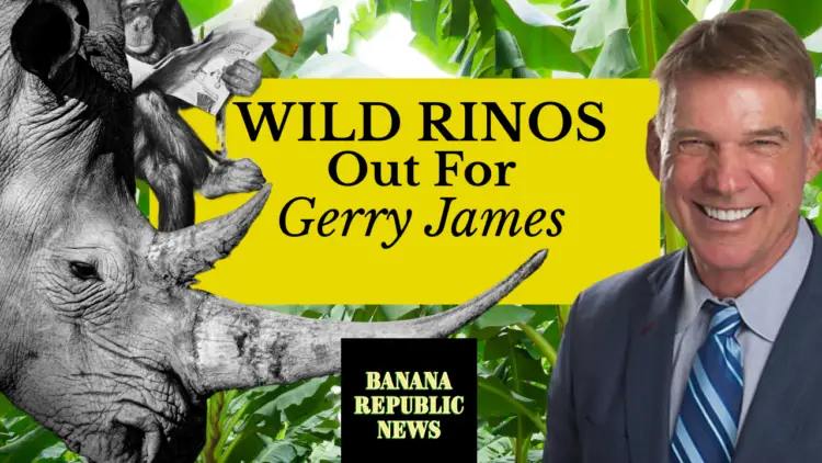 Wild Rinos Loose In The St. Augustine Banana Republic Out For Power &Amp; Control St. Augustine