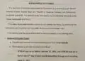 Settlement paper