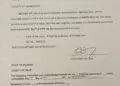 Settlement paper